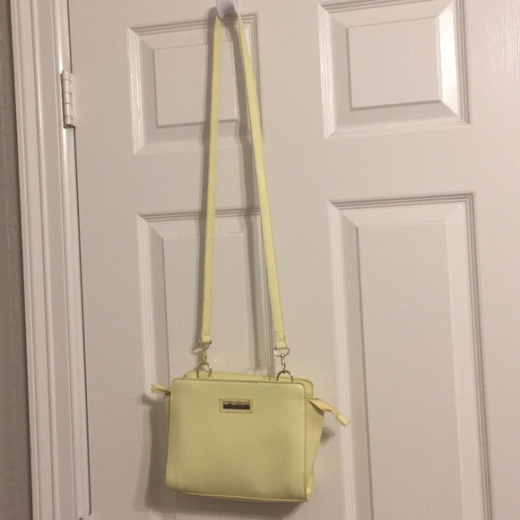 pastel yellow purse